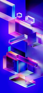 炫彩立体几何图形组合
