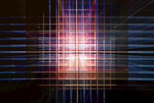 炫彩几何线条抽象背景图