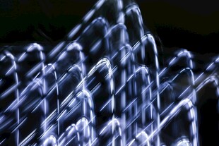 梦幻喷泉灯光秀效果