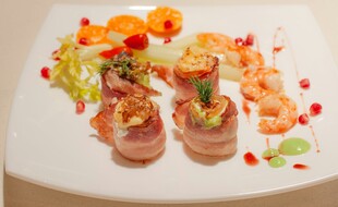 精致美味的创意卷类菜肴