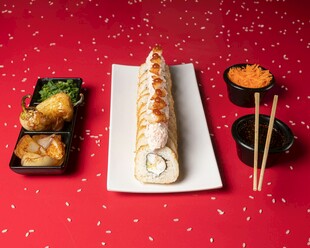 多样寿司美食展示