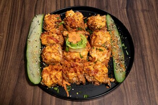 美味寿司拼盘诱人呈现