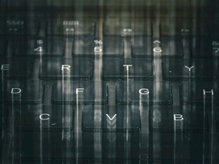 数字字母构成的抽象背景