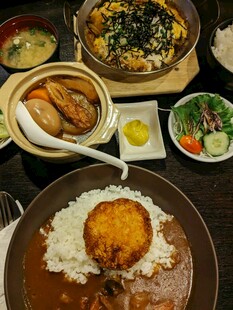 丰盛多样的美味日式料理
