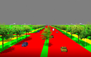 智能交通道路模拟场景