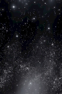 璀璨星空夜景图