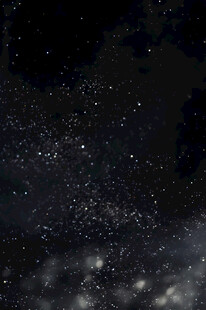 璀璨星空夜景图
