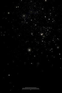 璀璨星空夜景图