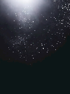 夜空中闪烁的梦幻星尘