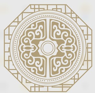 中式传统八角形花纹图案