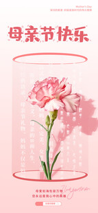 母亲节康乃馨祝福