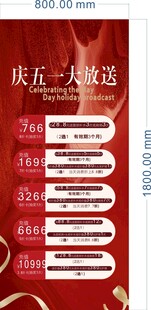 重庆五一大放送优惠海报