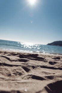 阳光沙滩海景浪漫风光