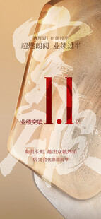 业绩突破海报