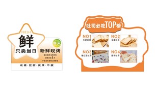 蛋糕店 甜品店 异形牌