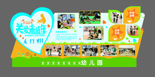 幼儿园展板  卡通异形展板