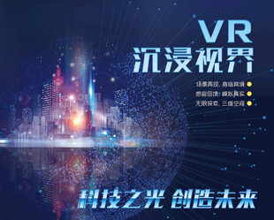 VR模拟 宣传玻璃贴画