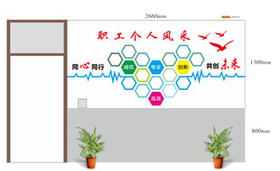 职工个人风采 企业 形象墙