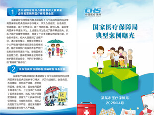 医保折页  医疗保障封面  蓝