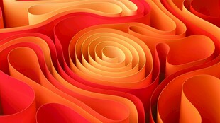 绚丽波纹抽象艺术图案