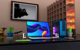 酷炫多彩的桌面电脑设备