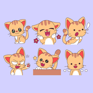 小猫可爱表情包