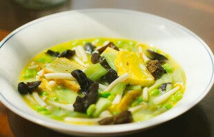 青菜木耳鸡蛋汤