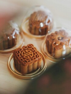 精致月饼展示