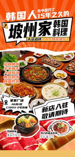 韩式料理海报