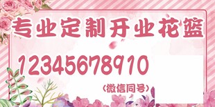 专业定制开业花篮服务