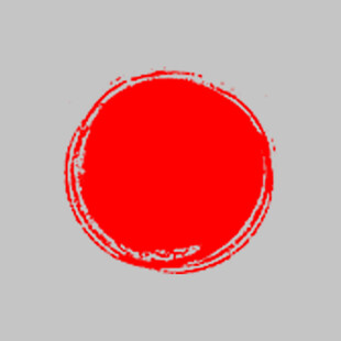 红色圆形印章图案