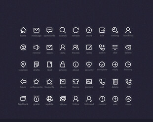 简洁图标集