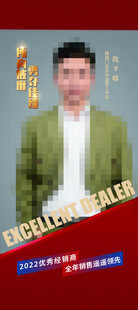 优秀经销商表彰展架