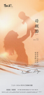 地产母亲节海报