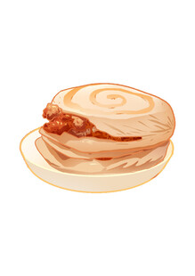 美味夹心松饼