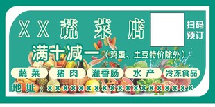 蔬菜店满减券