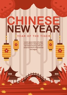 中国新年喜庆场景