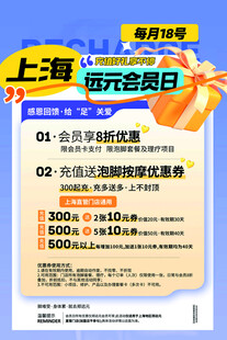 会员日海报