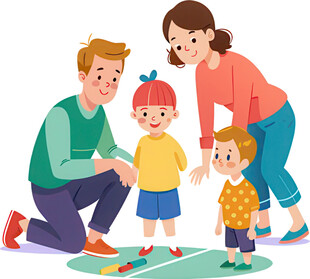 家庭温馨时刻 亲子共嬉戏