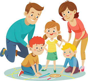 欢乐家庭亲子互动时光