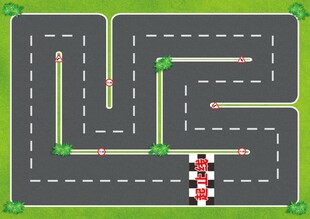 趣味赛车赛道设计图