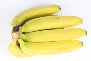 新鲜成串黄香蕉