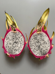 切开的火龙果特写