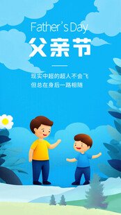 父亲节海报