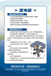 预防雷电彩页