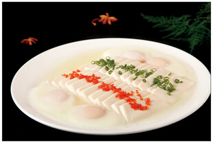 葱花豆腐