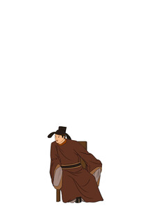 古代官员背影形象