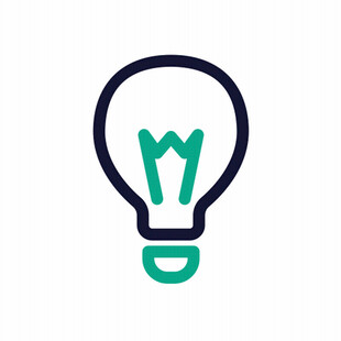 创意灯泡图标