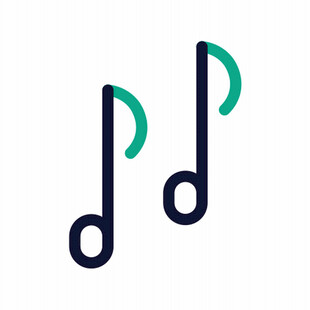 简约音符图标