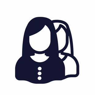女性用户图标